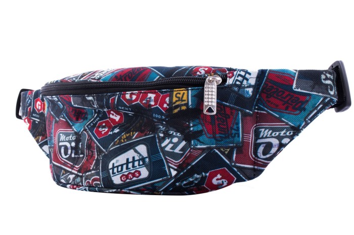 Nerka XL, Duża saszetka na biodro kolorowa