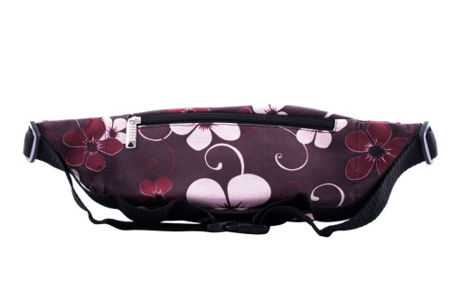 Nerka XL, Duża saszetka na biodro kwiaty