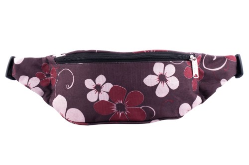 Nerka XL, Duża saszetka na biodro kwiaty