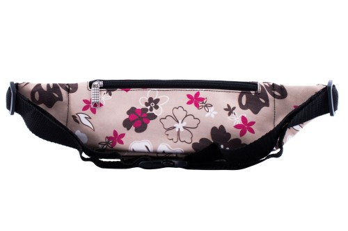Nerka XL, Duża saszetka na biodro kwiaty