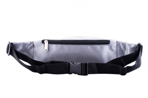 Nerka XL, Duża saszetka na biodro, srebrna