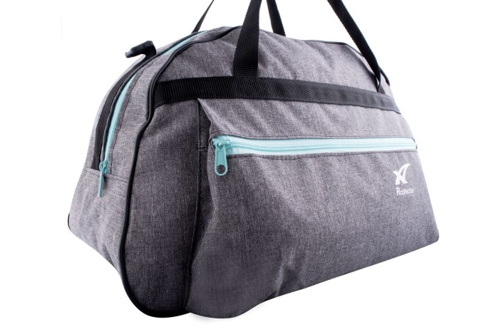 Torba sportowa Rcollection błękitne suwaki