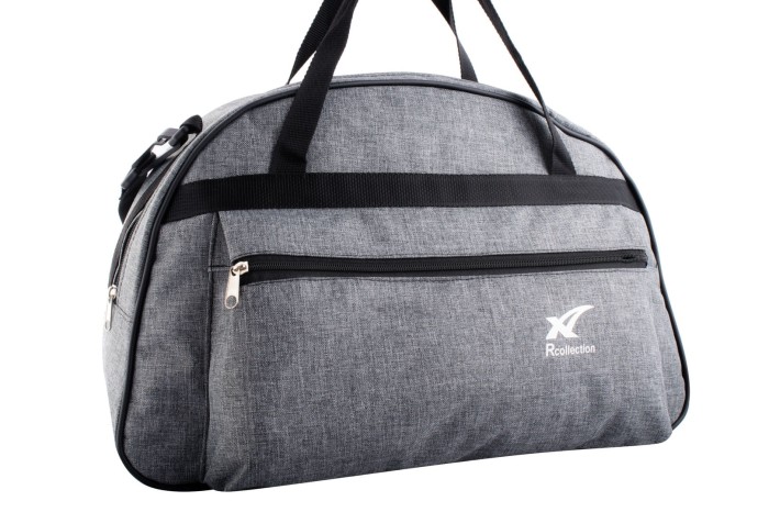 Torba sportowa Rcollection czarne suwaki