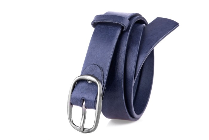 Pasek damski skórzany klasyczny granatowy 3 cm paczka 10szt