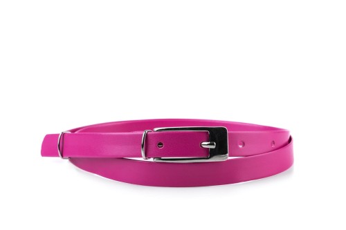 Pasek damski klasyczny fuksja mat