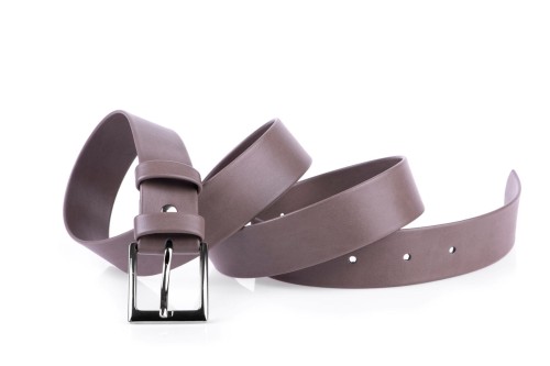 Pasek damski klasyczny cappuccino mat