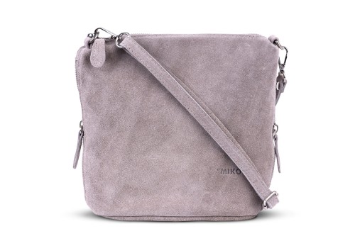 Torebka Damska Listonoszka Skórzana Vera Pelle Beżowa