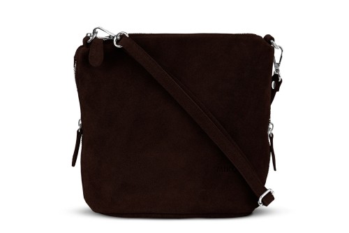 Torebka Damska Listonoszka Skórzana Vera Pelle Heban