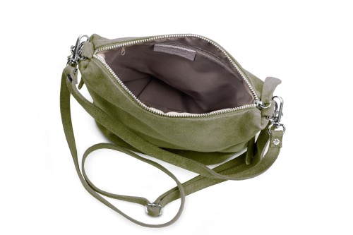 Torebka Damska Listonoszka Skórzana Oliwka (5).jpg