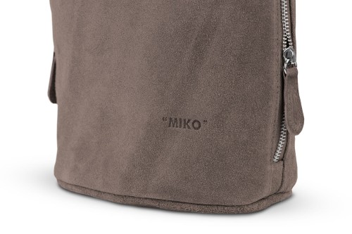 Torebka Damska Listonoszka Skórzana Vera Pelle Orzech