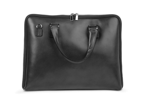 Torba Skórzana Vera Pelle na Laptop Antracyt