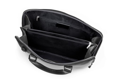 Torba Skórzana Vera Pelle na Laptop Antracyt
