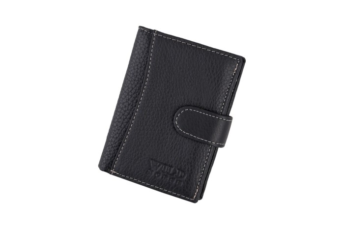 Portfel męski Skórzany Wild Horse Czarny