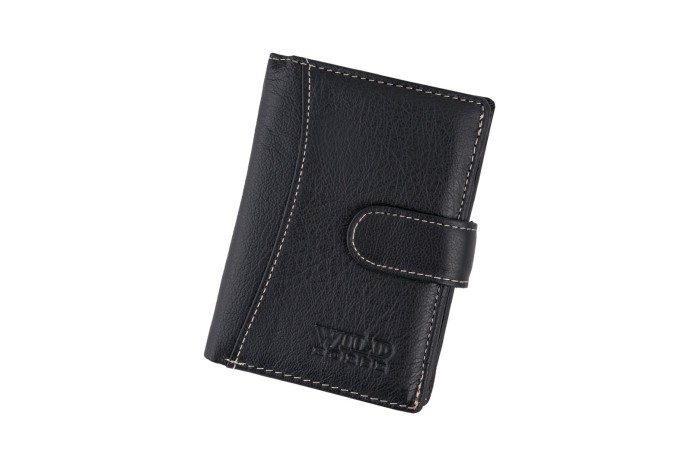 Portfel męski Skórzany Wild Horse Czarny