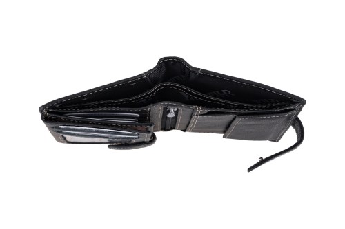 Portfel męski Skórzany Wild Horse Czarny