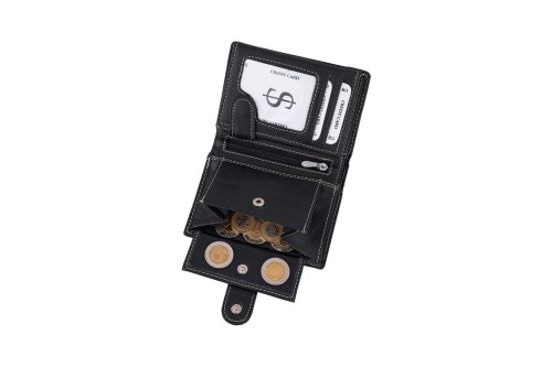 Portfel męski Skórzany Wild Horse Czarny