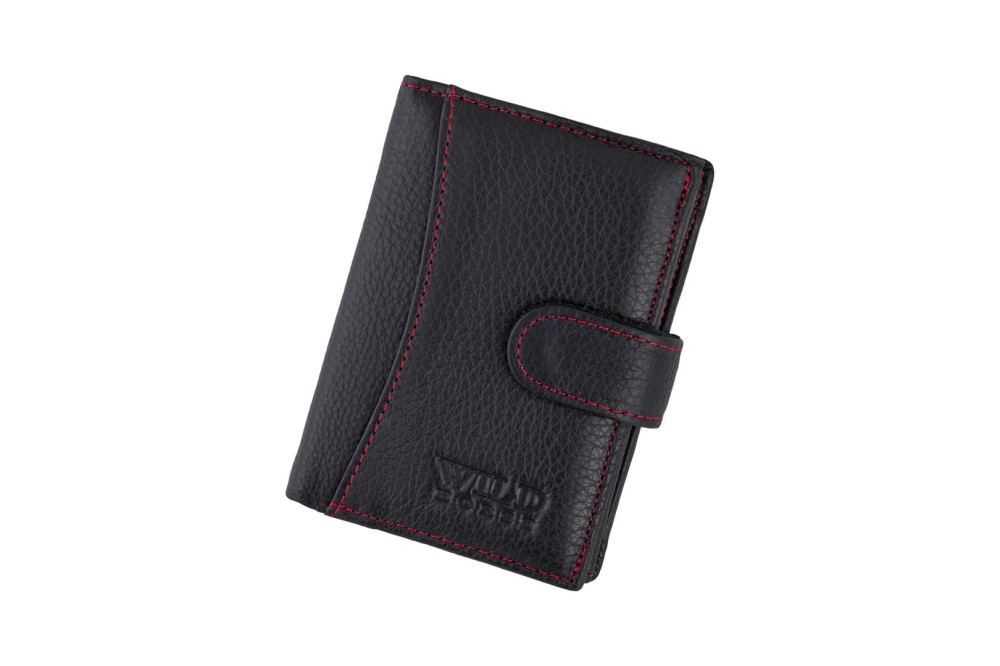 Portfel męski Skórzany Wild Horse Czarny