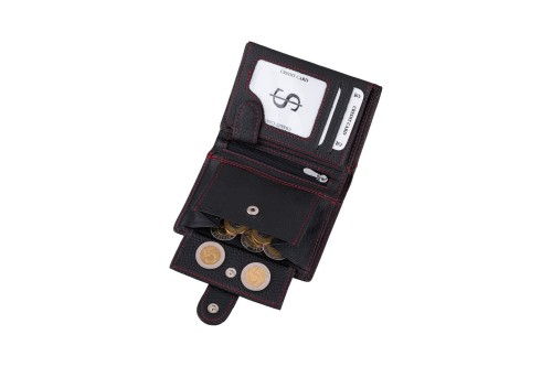 Portfel męski Skórzany Wild Horse Czarny