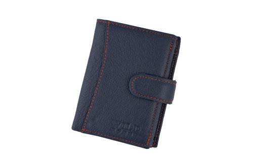 Portfel męski Skórzany Wild Horse Granatowy