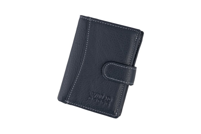 Portfel męski Skórzany Wild Horse Granatowy