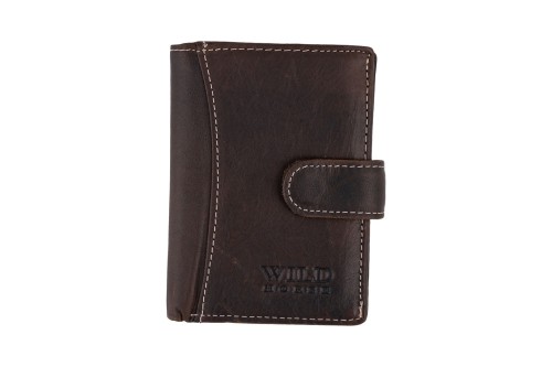 Portfel męski Skórzany Wild Horse Brązowy