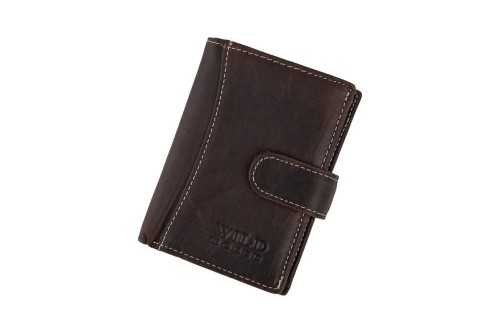 Portfel męski Skórzany Wild Horse Brązowy