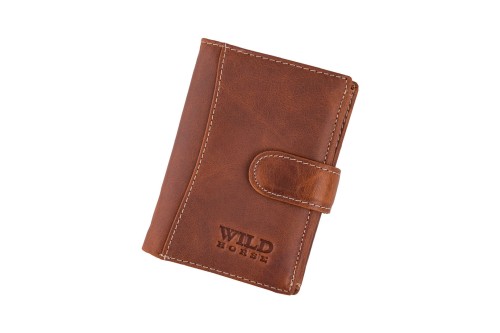 Portfel męski Skórzany Wild Horse Brązowy