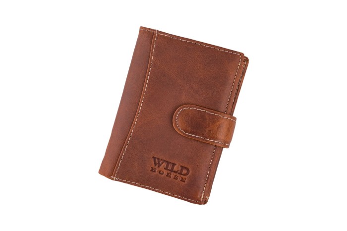 Portfel męski Skórzany Wild Horse Brązowy