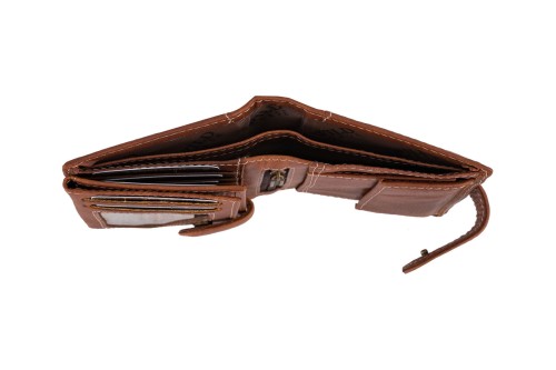 Portfel męski Skórzany Wild Horse Brązowy