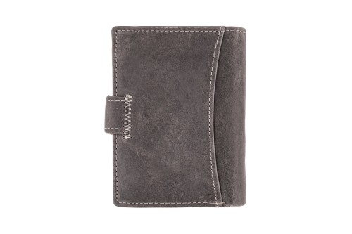 Portfel męski Skórzany Wild Horse Szary