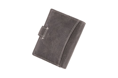 Portfel męski Skórzany Wild Horse Szary