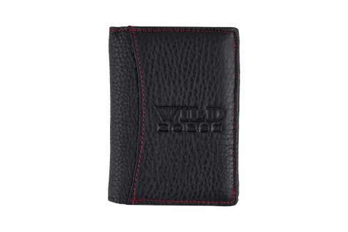 Portfel męski Skórzany Wild Horse Czarny