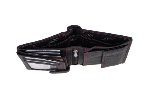 Portfel męski Skórzany Wild Horse Czarny