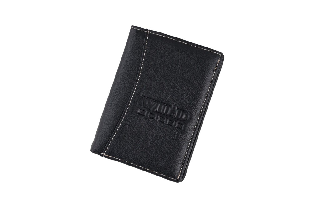 Portfel męski Skórzany Wild Horse Czarny