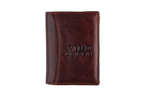 Portfel męski Skórzany Wild Horse Brązowy