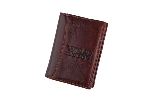Portfel męski Skórzany Wild Horse Brązowy