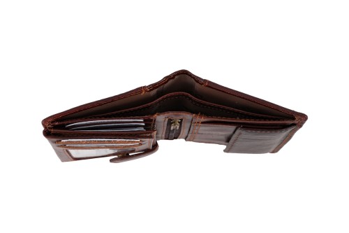 Portfel męski Skórzany Wild Horse Brązowy