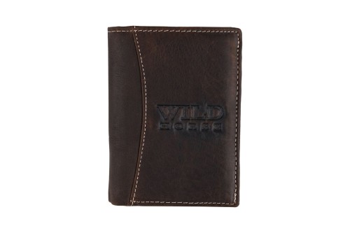 Portfel męski Skórzany Wild Horse Brązowy
