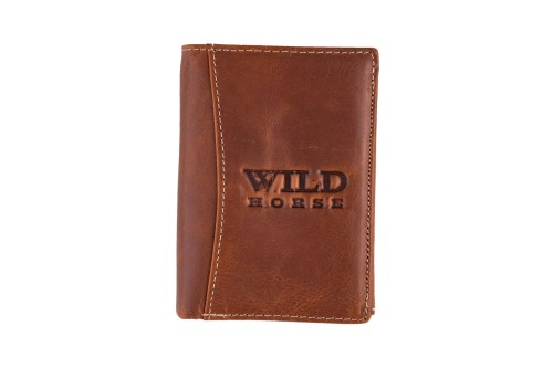 Portfel męski Skórzany Wild Horse Brązowy