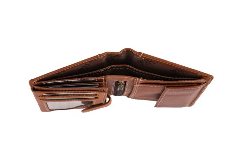 Portfel męski Skórzany Wild Horse Brązowy