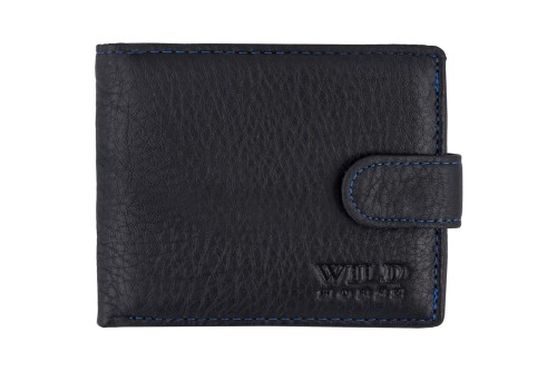 Portfel męski Skórzany Wild Horse Czarny
