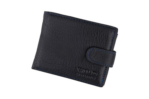 Portfel męski Skórzany Wild Horse Czarny