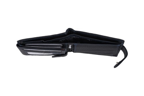 Portfel męski Skórzany Wild Horse Czarny