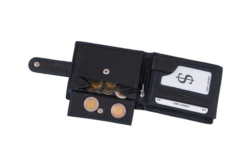 Portfel męski Skórzany Wild Horse Czarny