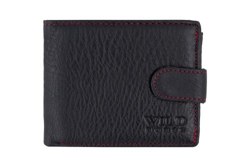 Portfel męski Skórzany Wild Horse Czarny