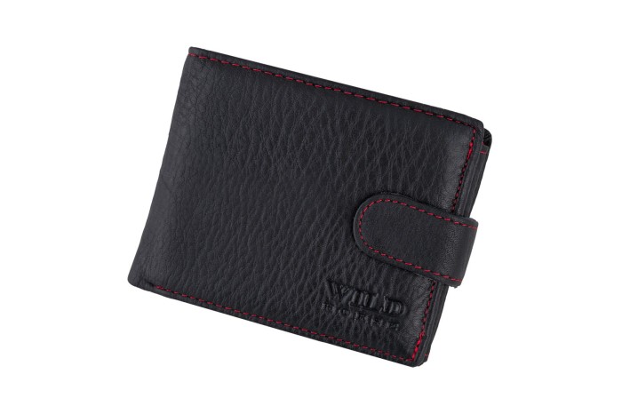 Portfel męski Skórzany Wild Horse Czarny