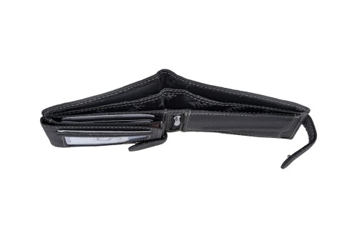 Portfel męski Skórzany Wild Horse Czarny