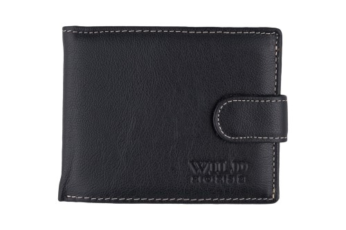 Portfel męski Skórzany Wild Horse Czarny