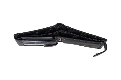 Portfel męski Skórzany Wild Horse Czarny