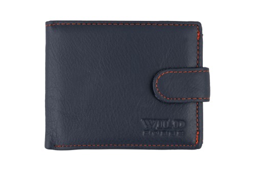 Portfel męski Skórzany Wild Horse Granatowy